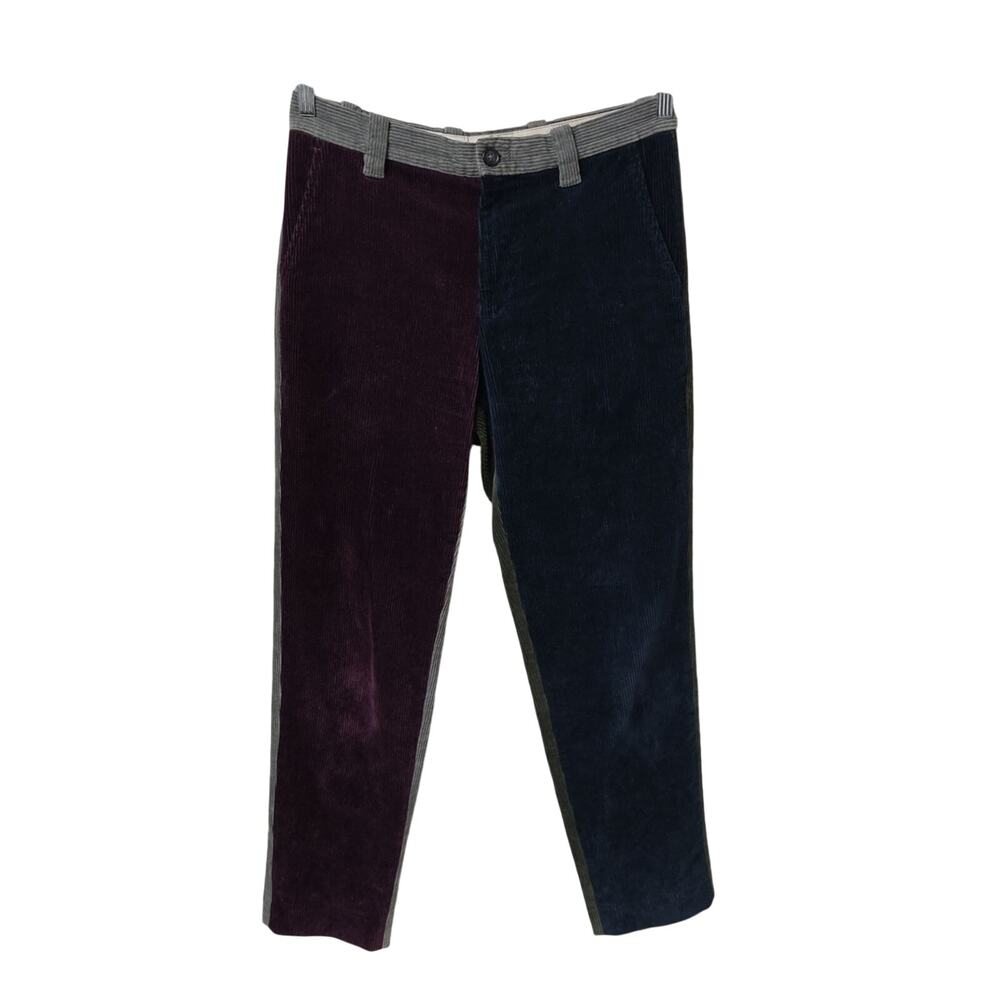 Brooks Brothers Crazy Pattern Colorblock Preppy Corduroy Pants Mens Size 31/32